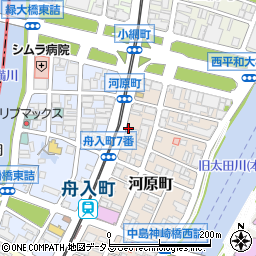 ファミリーマート広島河原町店周辺の地図