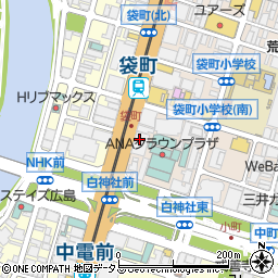 三菱電機株式会社　中国支社昇降機担当部門周辺の地図
