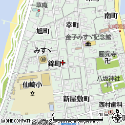 山口県長門市仙崎錦町1292周辺の地図