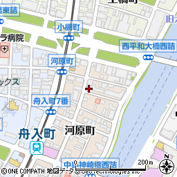 広島県広島市中区河原町4-15周辺の地図