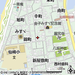 山口県長門市仙崎錦町1299周辺の地図