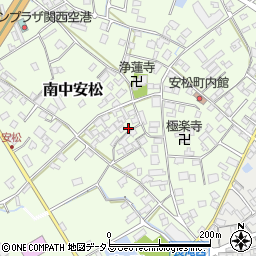 大阪府泉佐野市南中安松972周辺の地図