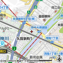 アピデ広島支店周辺の地図