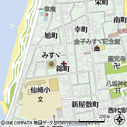山口県長門市仙崎錦町1270周辺の地図