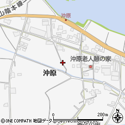 山口県萩市椿沖原周辺の地図