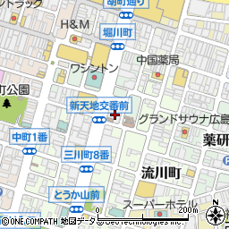 個室居酒屋 いろはもみじ 広島流川店周辺の地図