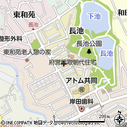大阪府泉南郡熊取町長池1-11周辺の地図