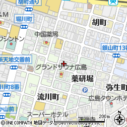 深山 薬研堀店周辺の地図