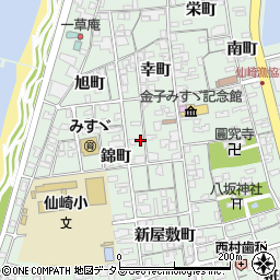 山口県長門市仙崎錦町1290周辺の地図