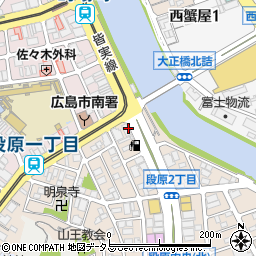 株式会社長府製作所　ショールーム周辺の地図