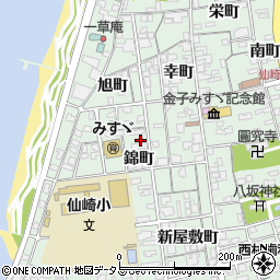 山口県長門市仙崎錦町1273周辺の地図