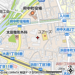広島県安芸郡府中町大通周辺の地図