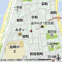 山口県長門市仙崎錦町1288周辺の地図