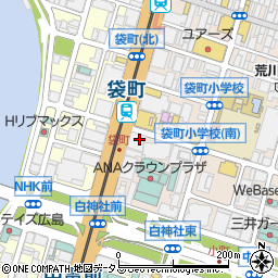 ティーエスケイ情報システム株式会社　広島オフィス周辺の地図