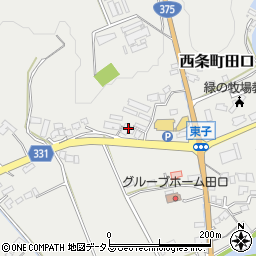 広島県東広島市西条町田口2839周辺の地図