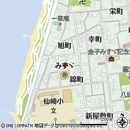 山口県長門市仙崎錦町1277周辺の地図