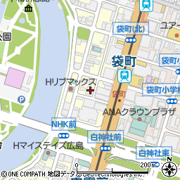 日本漁船保険組合　広島県支所周辺の地図