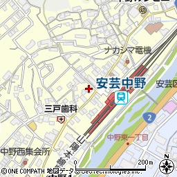 広島信用金庫安芸中野支店周辺の地図