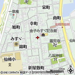 山口県長門市仙崎錦町1302周辺の地図