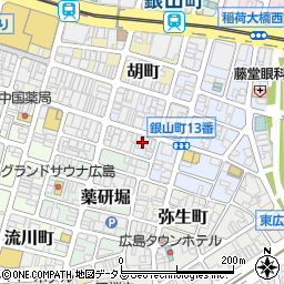 寿司居酒屋 や台ずし 銀山町周辺の地図