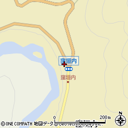 奈良県吉野郡吉野町窪垣内297周辺の地図