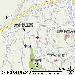 広島県尾道市向島町（宇立）周辺の地図
