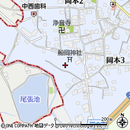 大阪府泉佐野市岡本周辺の地図