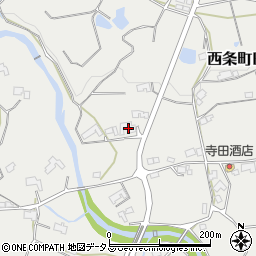 広島県東広島市西条町田口432周辺の地図