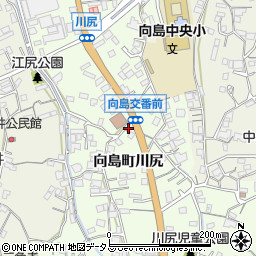 尾道警察署向島交番周辺の地図