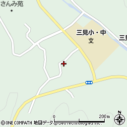 山口県萩市三見三見蔵本周辺の地図