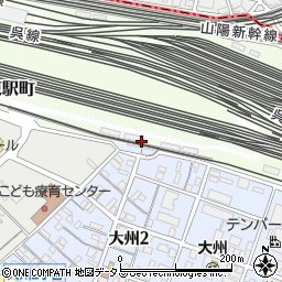 日本貨物鉄道株式会社　広島貨物ターミナル駅営業フロント周辺の地図