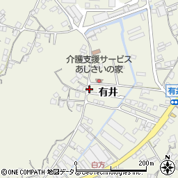 広島県尾道市向島町有井9674-5周辺の地図