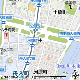 八剣伝 舟入平和大通り店周辺の地図