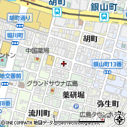 広島県広島市中区堀川町2周辺の地図