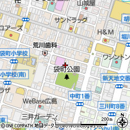 ひろしまテッパン produced by 餃子家 龍周辺の地図