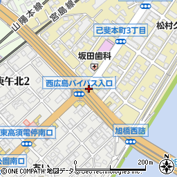 西広島バイパス入口周辺の地図
