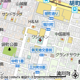 広島ワシントンホテル周辺の地図