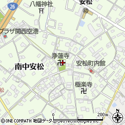 大阪府泉佐野市南中安松982周辺の地図
