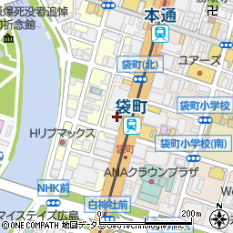 広島三井ビルディング防災センター周辺の地図