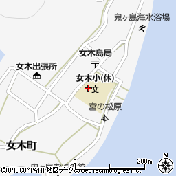 高松市立女木小学校周辺の地図