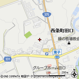 広島県東広島市西条町田口246周辺の地図