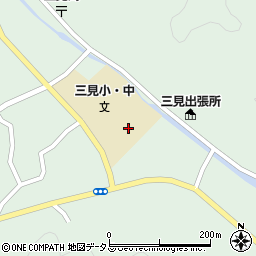 萩市立三見小学校周辺の地図