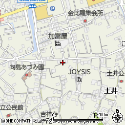 広島県尾道市向島町7890-1周辺の地図
