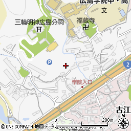広島県広島市西区古江上周辺の地図
