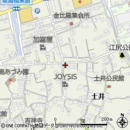 広島県尾道市向島町7755-1周辺の地図