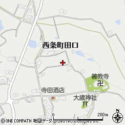 広島県東広島市西条町田口483周辺の地図