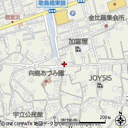広島県尾道市向島町宇立7897-8周辺の地図