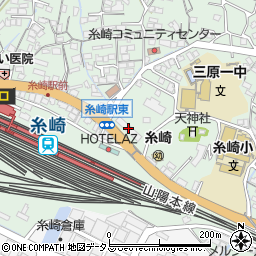 ベアシティ糸崎周辺の地図