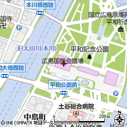 広島国際会議場（フェニックスホール）周辺の地図