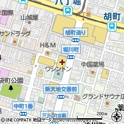 パルコ広島店　新館６Ｆスポーツ，キッズ＆シューズムラサキスポーツ周辺の地図